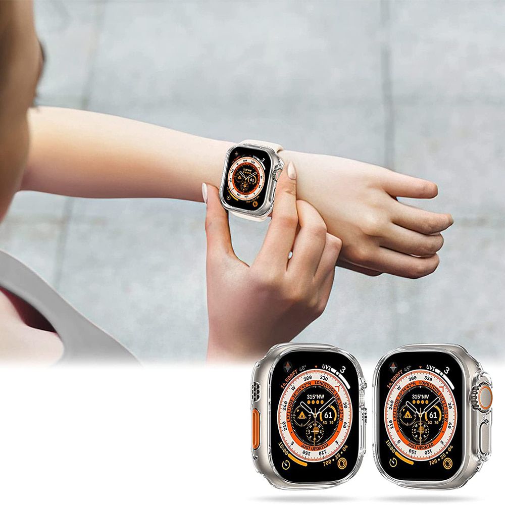NAKŁADKA NA EKRAN SZKŁO TECH-PROTECT DEFENSE360 APPLE WATCH ULTRA 1 / 2 (49 MM) TRANSPARETNA