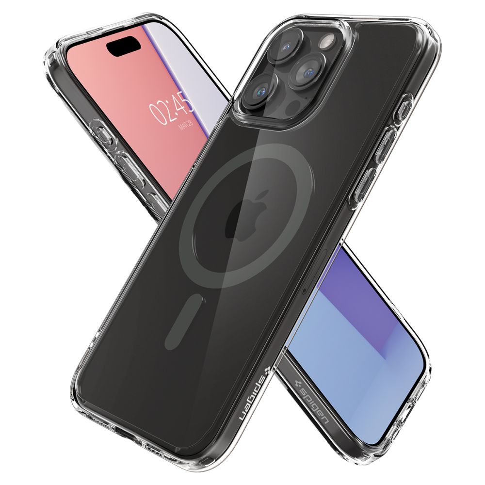 ETUI SPIGEN ULTRA HYBRID MAG MAGSAFE IPHONE 15 PRO GRAFITOWE