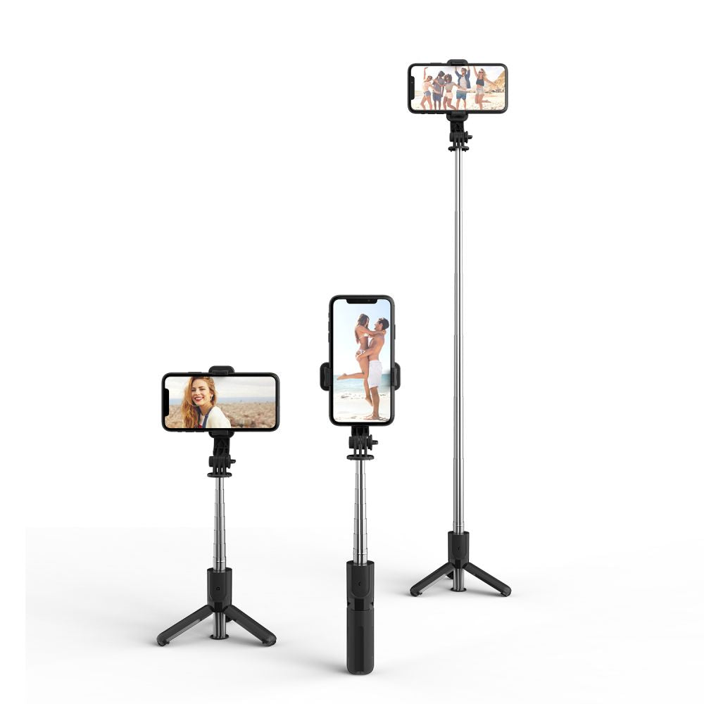 SELFIE STICK TRIPOD TECH-PROTECT L02S BLUETOOTH CZARNY