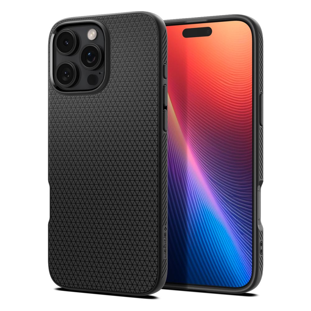 ETUI SPIGEN LIQUID AIR IPHONE 16 PRO CZARNE