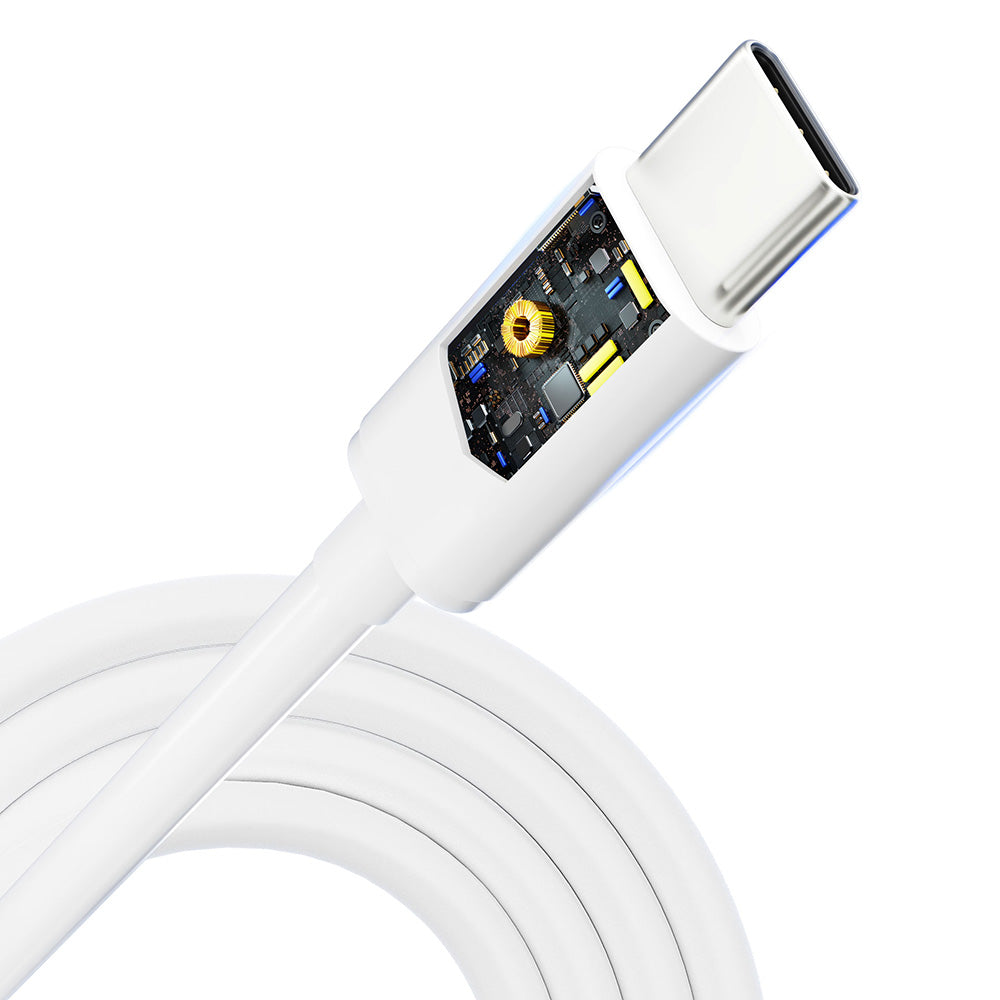 KABEL 3MK HYPER CABLE USB C DO USB C 2M 100W BIAŁY