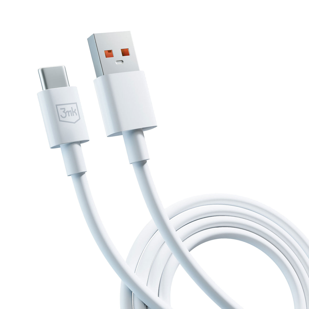 KABEL 3MK HYPER CABLE A TO C 1.2M 5A WHITE BIAŁY