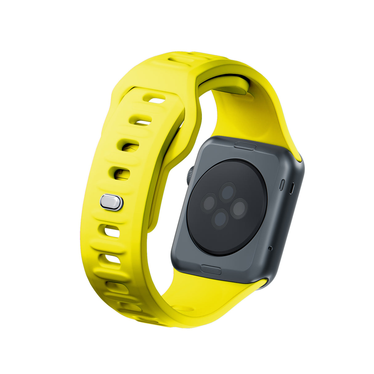 PASEK SILIKONOWY 42/44/45/46/49 MM 3MK SILICONE WATCH STRAP FOR APPLE ŻÓŁTY