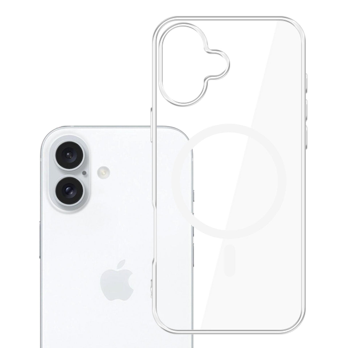 ETUI APPLE IPHONE 16 PLUS - 3MK CLEAR MAGCASE
