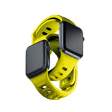 PASEK SILIKONOWY 42/44/45/46/49 MM 3MK SILICONE WATCH STRAP FOR APPLE ŻÓŁTY