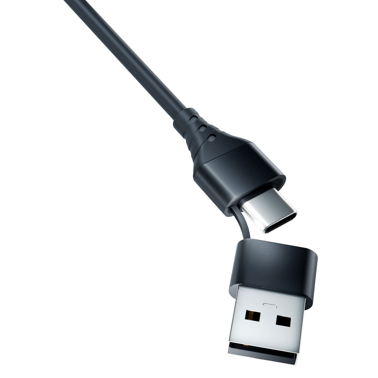 KABEL 3W1 3MK HYPER CABLE 3IN1 A/C TO C/MICRO/LIGHTNING 1.5M BLACK CZARNY