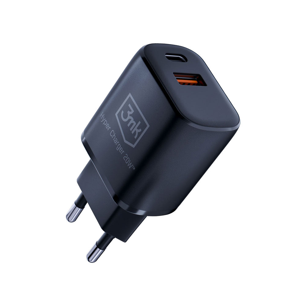 ŁADOWARKA SIECIOWA 3MK HYPER CHARGER 20W BLACK CZARNA