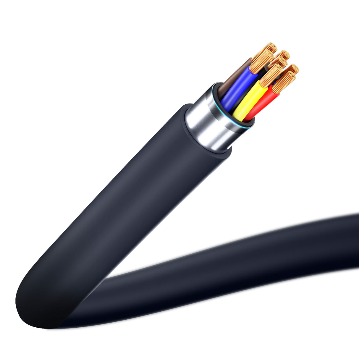 KABEL 3MK HYPER CABLE C TO LIGHTNING 20W 1.2M BLACK CZARNY