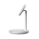 ŁADOWARKA INDUKCYJNA 2W1 TECH-PROTECT QI15W-A21 2IN1 MAGNETIC MAGSAFE WIRELESS CHARGER BIAŁA