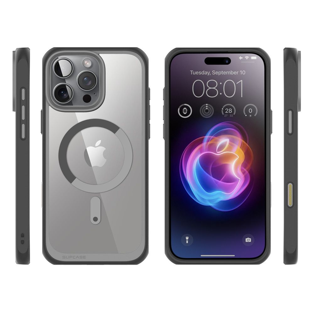ETUI SUPCASE UB MAG MAGSAFE IPHONE 16 PRO MAX SZARE