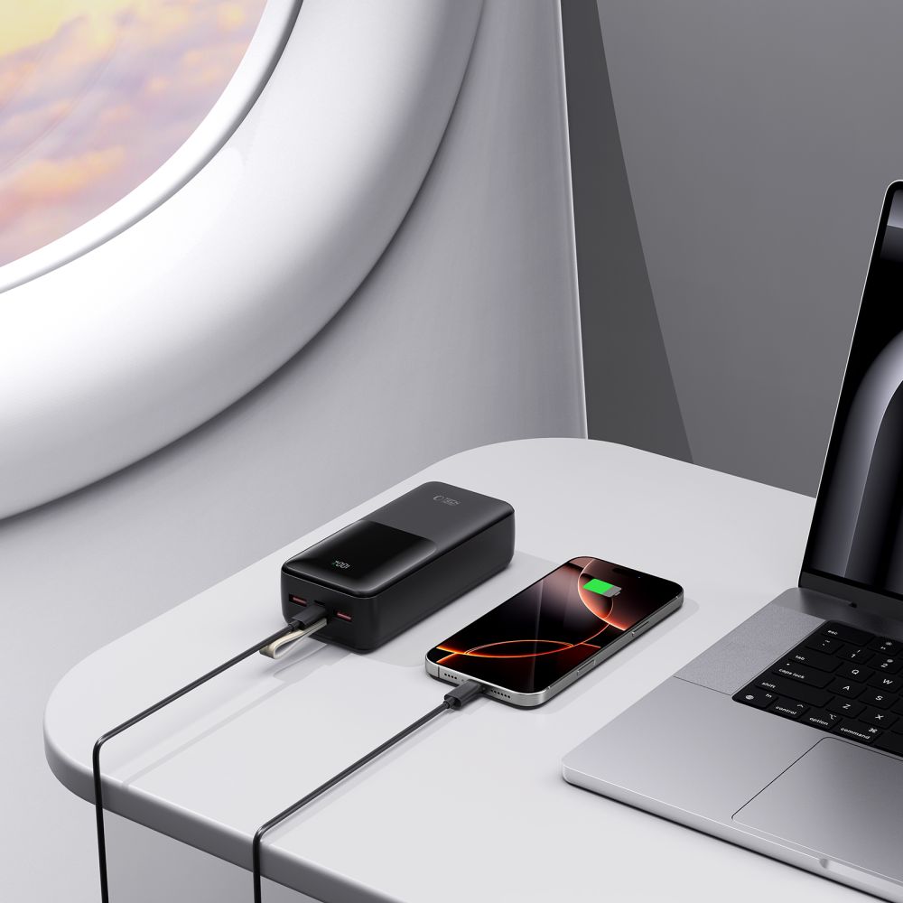 POWERBANK TECH-PROTECT PB03 POWER BANK 30000MAH 22.5W CZARNY