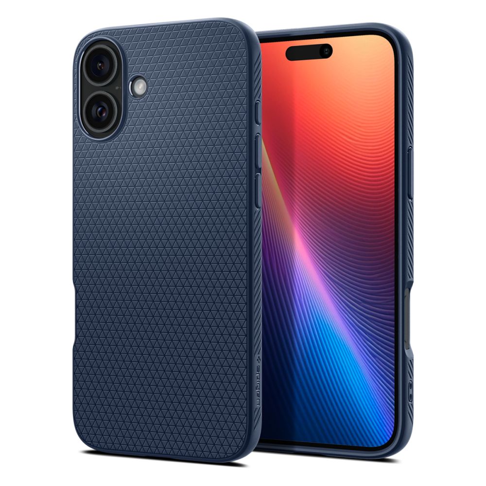 ETUI SPIGEN LIQUID AIR IPHONE 16 NAVY BLUE NIEBIESKIE