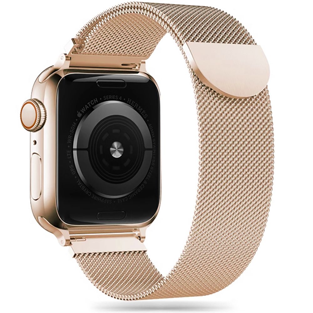PASEK TECH-PROTECT MILANESEBAND APPLE WATCH 6 / 7 / 8 / 9 / 10 / SE (40 / 41 / 42 MM) ZŁOTY