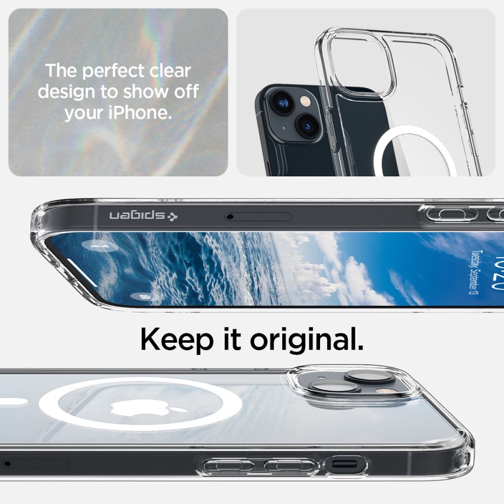 ETUI SPIGEN ULTRA HYBRID MAG MAGSAFE IPHONE 14 BIAŁE
