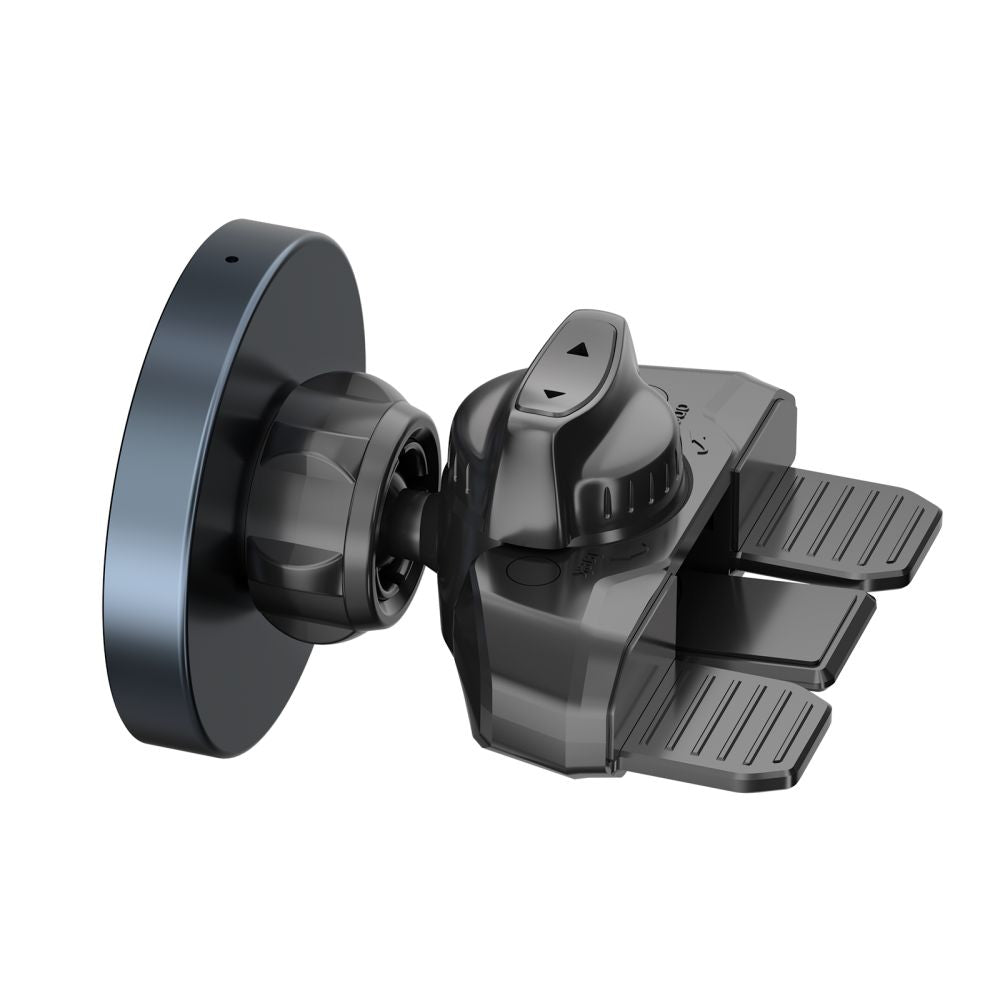 UCHWYT SAMOCHODOWY Z ŁADOWANIEM INDUKCYJNYM TECH-PROTECT MM15W-V5 MAGNETIC MAGSAFE CD & VENT CAR MOUNT WIRELESS CHARGER 15W CZARNY