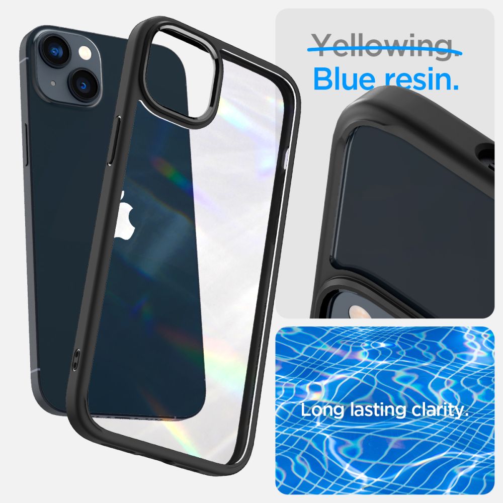 ETUI SPIGEN ULTRA HYBRID IPHONE 14 PLUS / 15 PLUS MATTE BLACK CZARNE