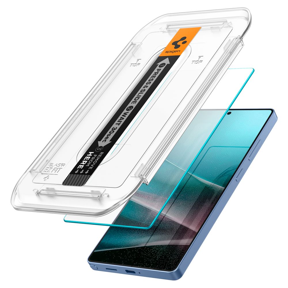 SZKŁO HARTOWANE SPIGEN GLAS.TR ”EZ FIT” HD 2-PACK SAMSUNG GALAXY S25 ULTRA CLEAR