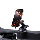 UCHWYT SAMOCHODOWY DO KRATKI, KOKPIT I SZYBĘ Z ŁADOWANIEM INDUKCYJNYM TECH-PROTECT MM15W-V7 QI2 MAGNETIC MAGSAFE WIRELESS CHARGER 15W CZARNY