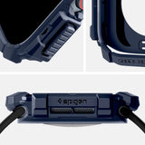ETUI NAKŁADKA SPIGEN RUGGED ARMOR APPLE WATCH 10 (46 MM) NAVY BLUE NIEBIESKIE