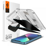 SZKŁO HARTOWANE PRYWATYZUJĄCE SPIGEN GLAS.TR ”EZ FIT” 2-PACK IPHONE 13 / 13 PRO / 14 / 16E PRIVACY