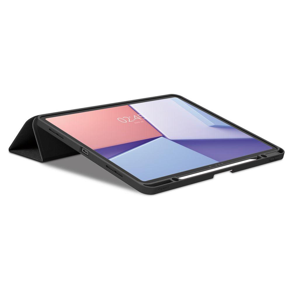 ETUI SPIGEN URBAN FIT IPAD AIR 13” 1 / 2 / 2024-2025 BLACK CZARNE