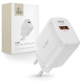ŁADOWARKA SIECIOWA TECH-PROTECT C20W 2-PORT NETWORK CHARGER PD20W/QC3.0 BIAŁA