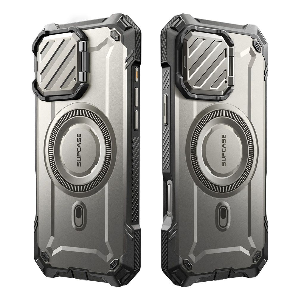ETUI SUPCASE UB XT MAG MAGSAFE IPHONE 16 PRO TIGREY SZARE