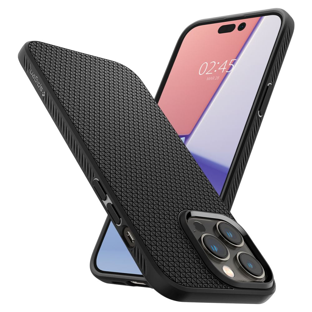 ETUI SPIGEN LIQUID AIR IPHONE 14 PRO CZARNE