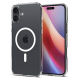ETUI SPIGEN LIQUID CRYSTAL MAG MAGSAFE IPHONE 16 PLUS CLEAR TRANSPARENTNE