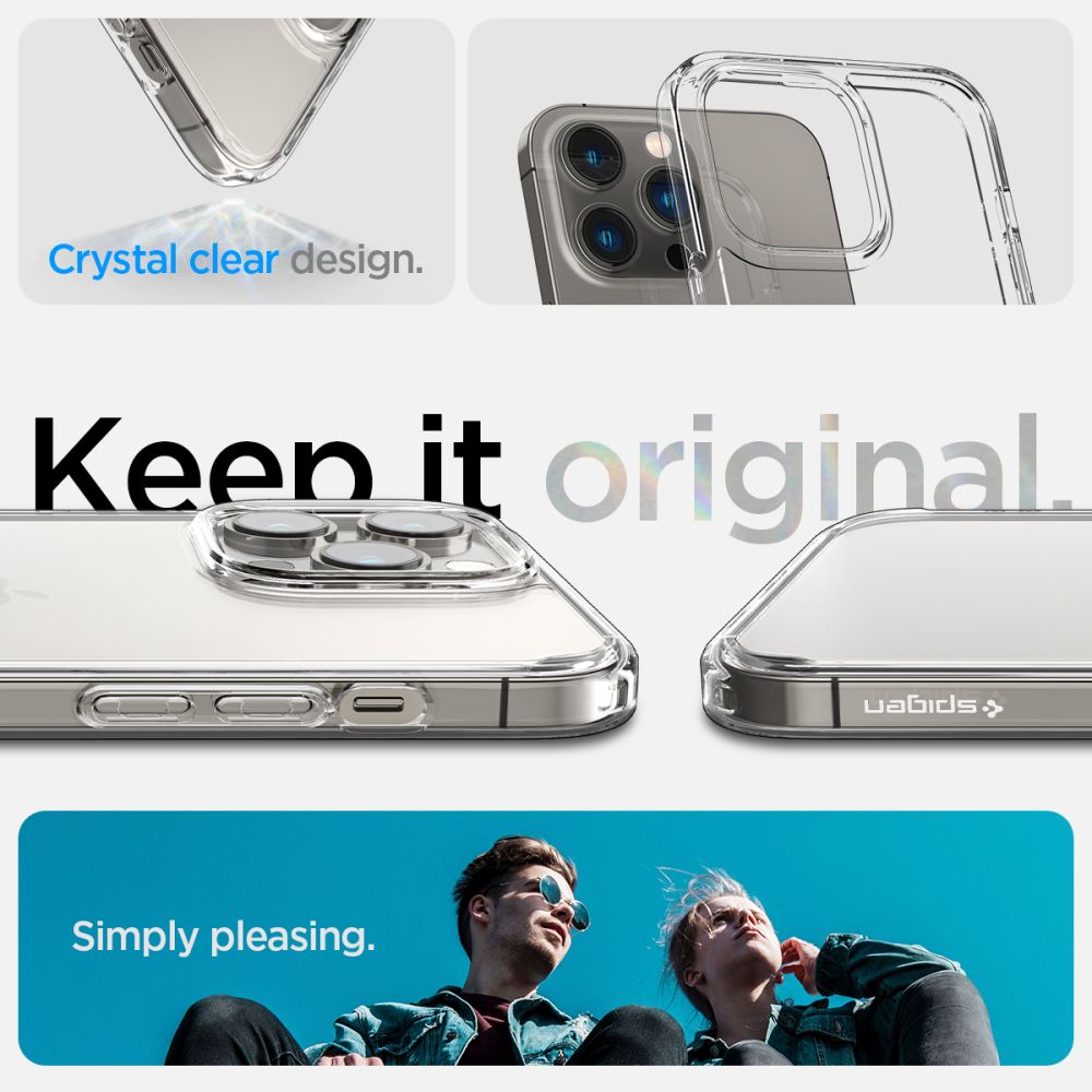ETUI SPIGEN ULTRA HYBRID IPHONE 14 PRO TRANSPARENTNE