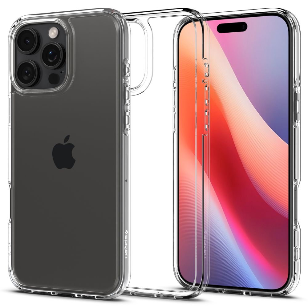 ETUI SPIGEN ULTRA HYBRID IPHONE 16 PRO MAX CRYSTAL CLEAR TRANSPARETNE
