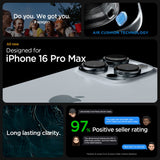 ETUI SPIGEN ULTRA HYBRID IPHONE 16 PRO MAX SPACE CRYSTAL TRANSPARENTNO DYMIONE