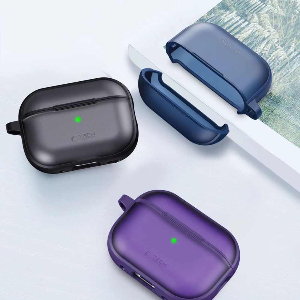 ETUI NA SŁUCHAWKI TECH-PROTECT MAGMAT APPLE AIRPODS PRO 1 / 2 SZARE