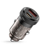 ŁADOWARKA SAMOCHODOWA TECH-PROTECT CC45W 2-PORT CAR CHARGER PD45W/QC3.0 CZARNA