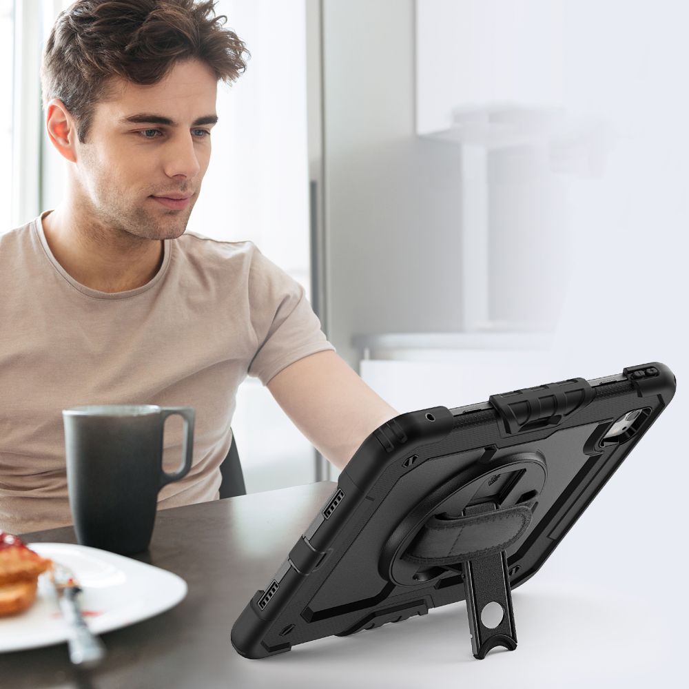 ETUI TECH-PROTECT SOLID360 IPAD PRO 13” 7 / 2024 CZARNE