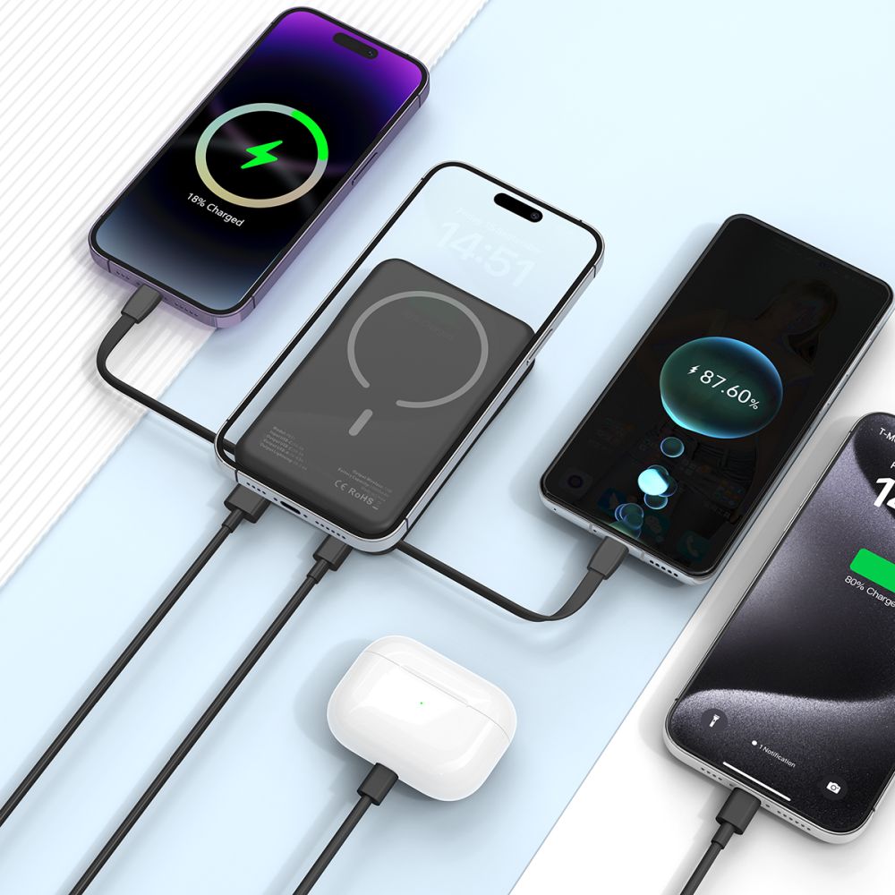 POWERBANK TECH-PROTECT PB31 LIFEMAG MAGSAFE POWER BANK 10000MAH CZARNY