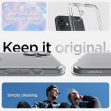 ETUI SPIGEN ULTRA HYBRID IPHONE 16 PLUS CRYSTAL CLEAR TRANSPARETNE