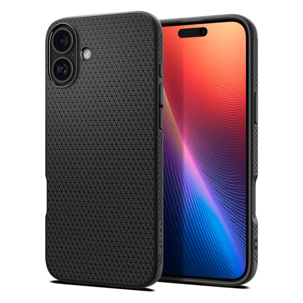 ETUI SPIGEN LIQUID AIR IPHONE 16 CZARNE