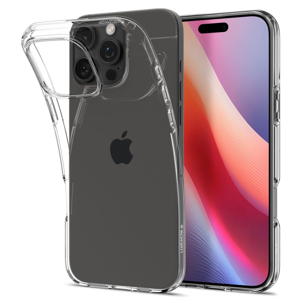 ETUI SPIGEN LIQUID CRYSTAL IPHONE 16 PRO CRYSTAL CLEAR TRANSPARETNE
