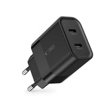 ŁADOWARKA SIECIOWA TECH-PROTECT C20W 2-PORT NETWORK CHARGER PD20W CZARNA