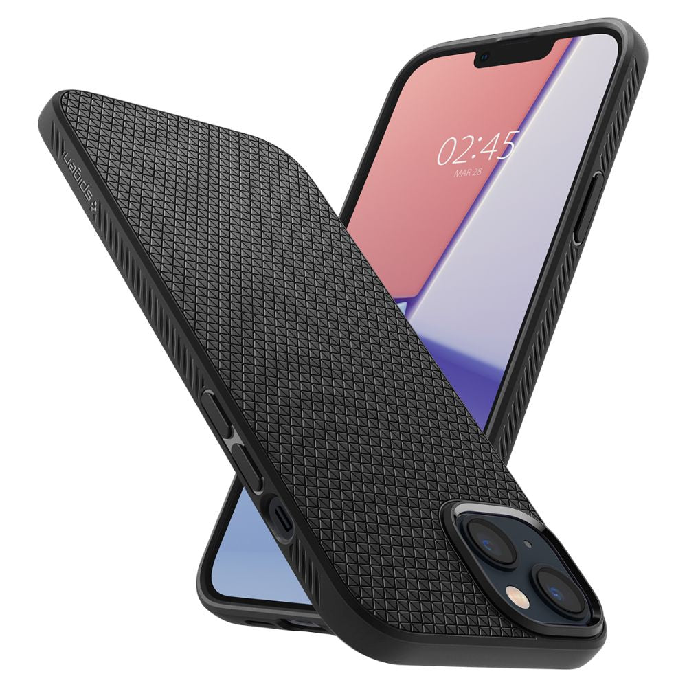 ETUI SPIGEN LIQUID AIR IPHONE 14 PLUS / 15 PLUS CZARNE