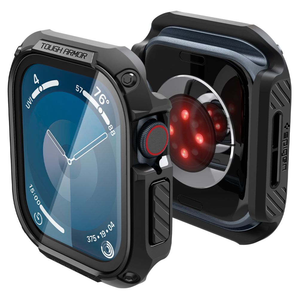 ETUI NAKŁADKA SPIGEN TOUGH ARMOR APPLE WATCH 10 (46 MM) CZARNE