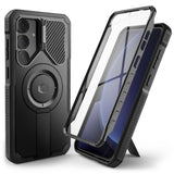 ETUI TECH-PROTECT KEVLAR MAGSAFE+ SAMSUNG GALAXY S25 CZARNE