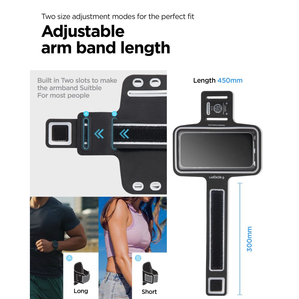 ETUI NA RAMIĘ SPIGEN A703 DYNAMIC SHIELD ARMBAND CZARNE