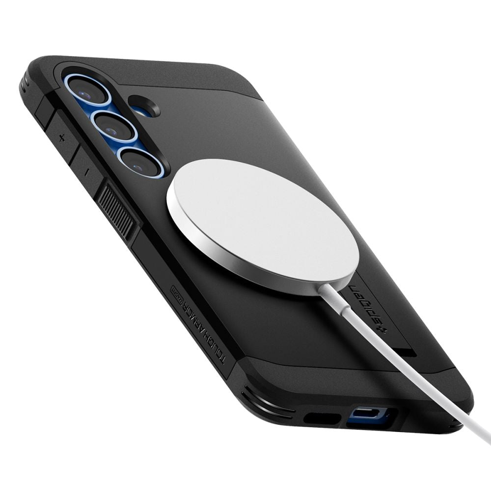 ETUI SPIGEN TOUGH ARMOR MAGSAFE SAMSUNG GALAXY S25+ PLUS CZARNE