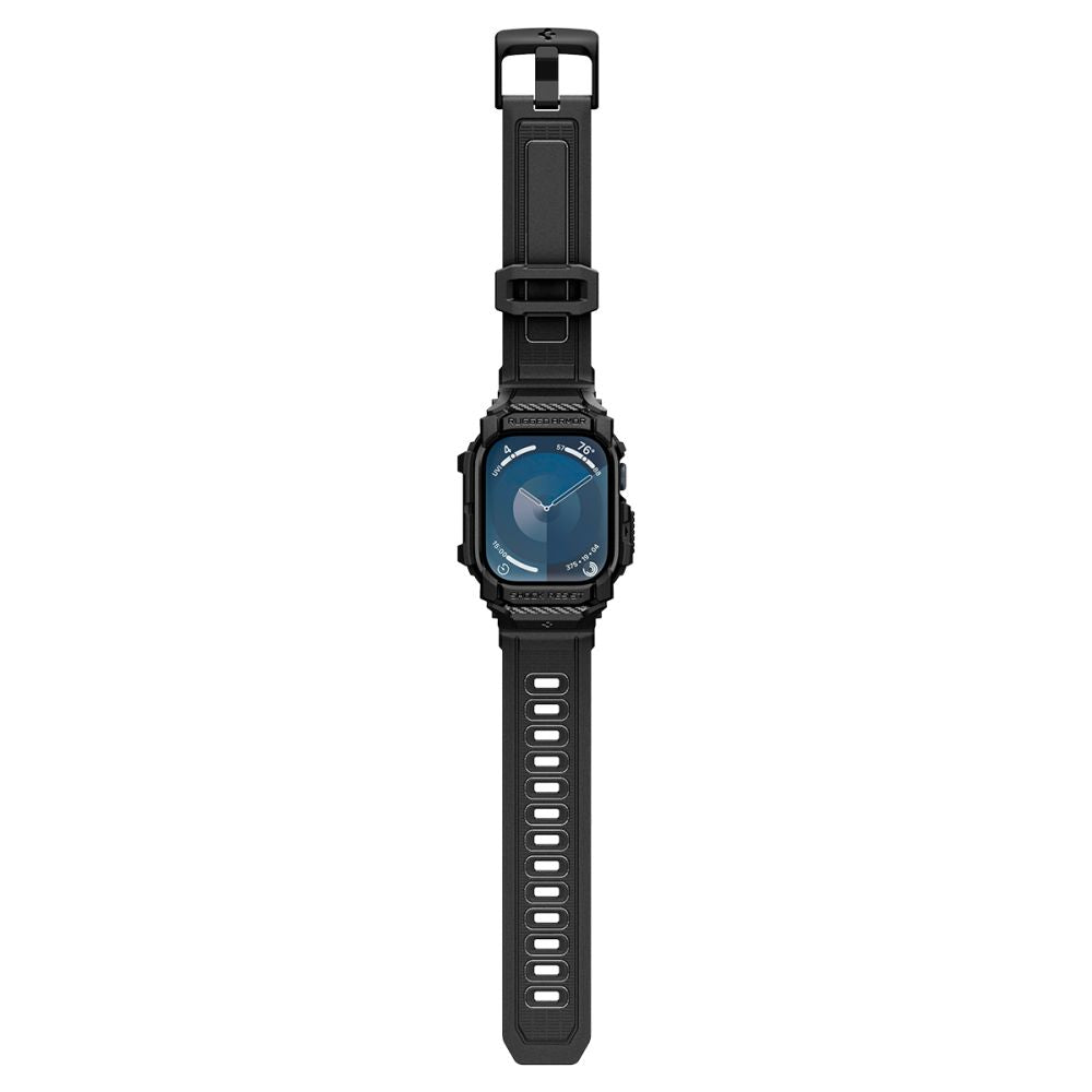 PASEK SPIGEN RUGGED ARMOR ”PRO” APPLE WATCH 10 (46 MM) CZARNY