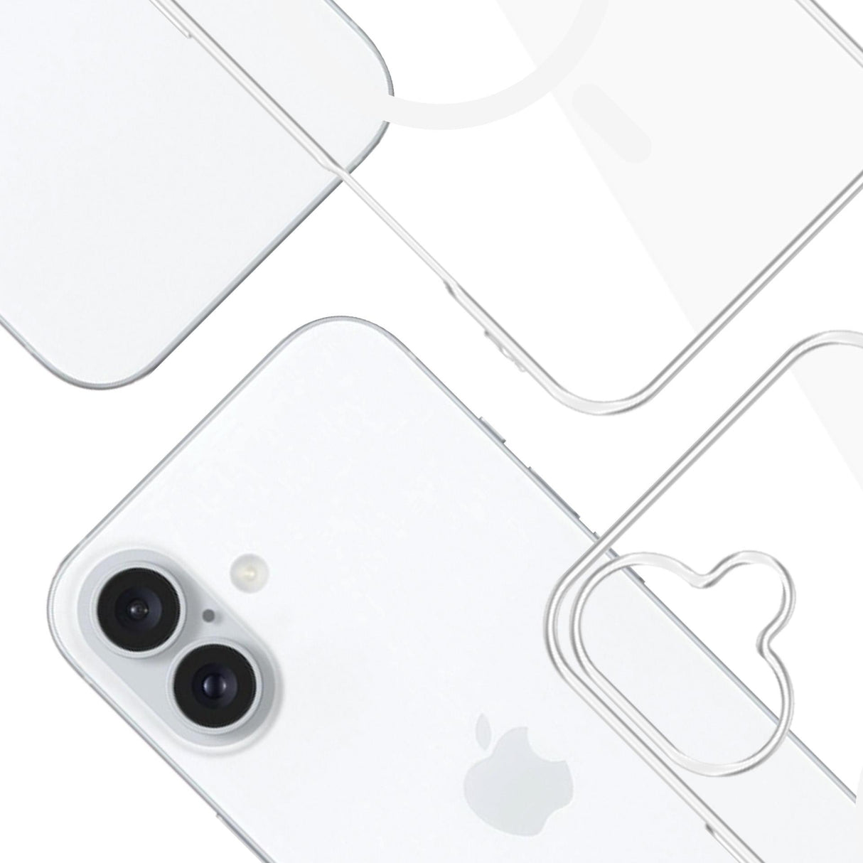 ETUI APPLE IPHONE 16 PLUS - 3MK CLEAR MAGCASE