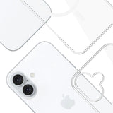 ETUI APPLE IPHONE 16 PLUS - 3MK CLEAR MAGCASE
