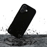 ETUI APPLE IPHONE 16 - 3MK SILICONE CASE CZARNE