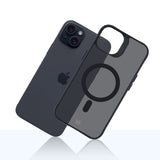 ETUI APPLE IPHONE 15 PLUS - 3MK SMOKE MAGCASE